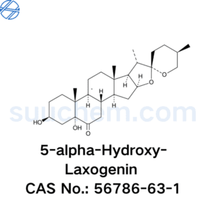 CAS 56786-63-1 5-Alpha-Hydroxy-Laxogenin structural formula (chemistry)