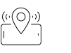 A simulated positioning icon
