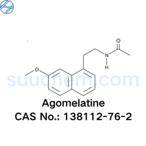Agomelatine structural formula (chemistry) CAS No. 138112-76-2