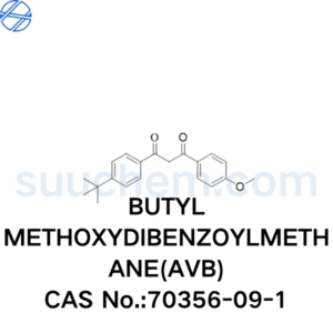 BUTYL METHOXYDIBENZOYLMETHANE(AVB) structural formula (chemistry) CAS No.70356-09-1