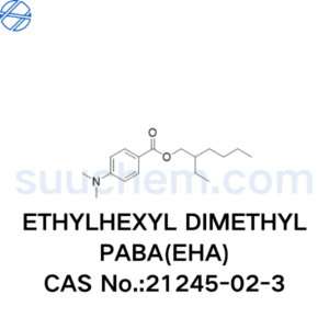 ETHYLHEXYL DIMETHYL PABA(EHA) structural formula (chemistry) CAS No.21245-02-3